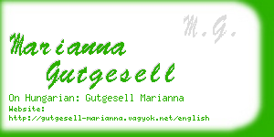 marianna gutgesell business card
